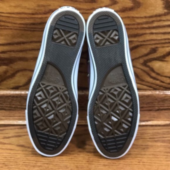 Converse CTAS Hi Deep Bordeaux White Black Shoes - Picture 6 of 8